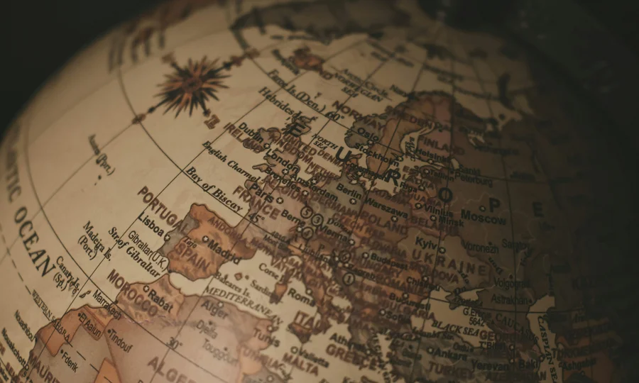 Resort al mare: pronti per un’escursione sul Conero? Mappa geografica dettagliata dell'Europa e parte del Nord Africa