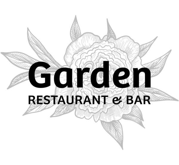 Un villaggio nelle Marche sul mare: il Natural Village Resort Logo Garden ristorante e bar con fiore disegnato